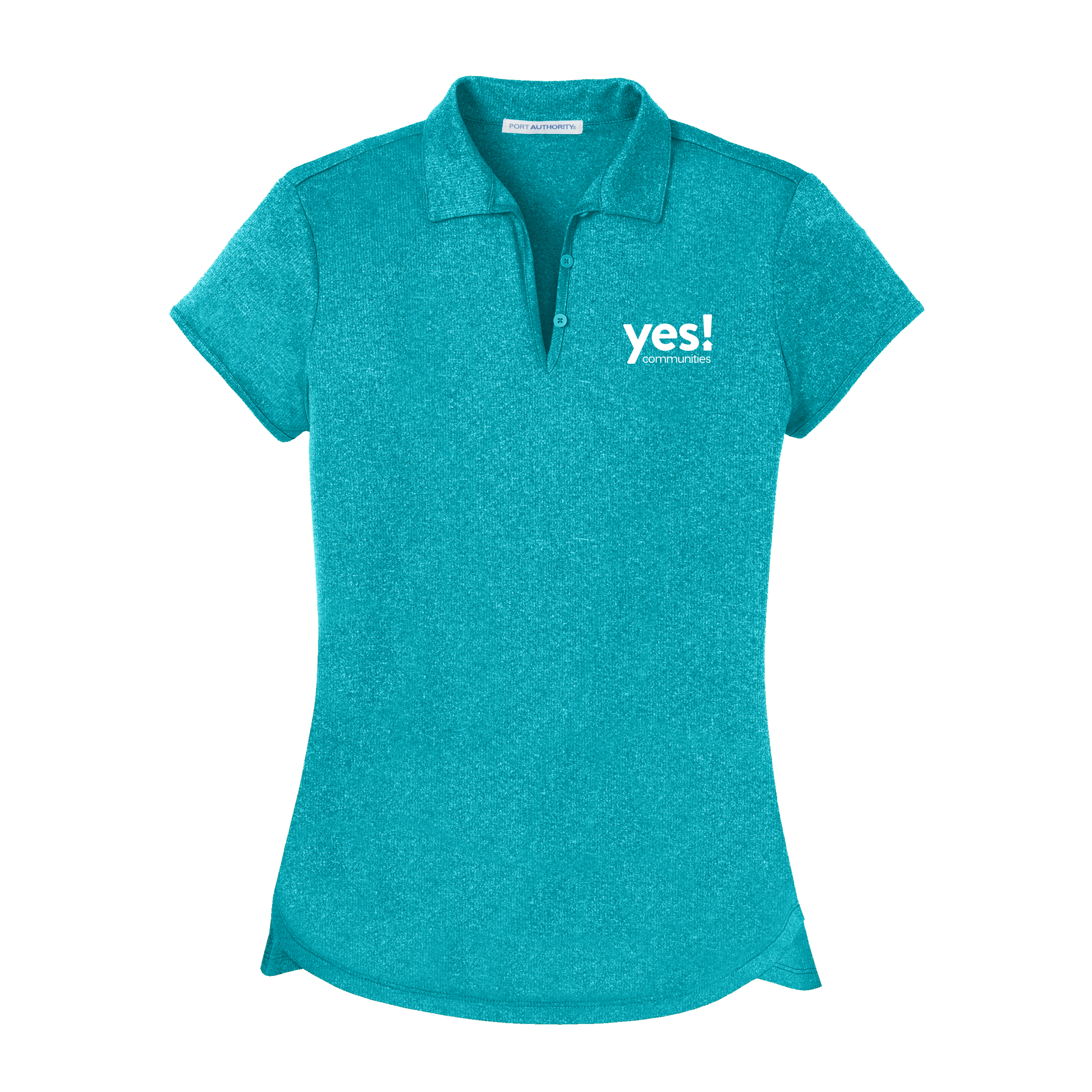 Ladies' Port Authority Trace Heather Polo