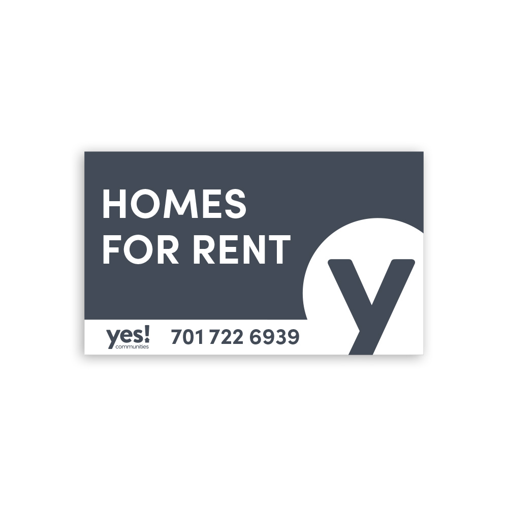 3' x 5' Homes for Rent Banner