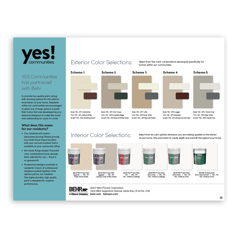 BEHR Paint Flyer -- Pack of 30