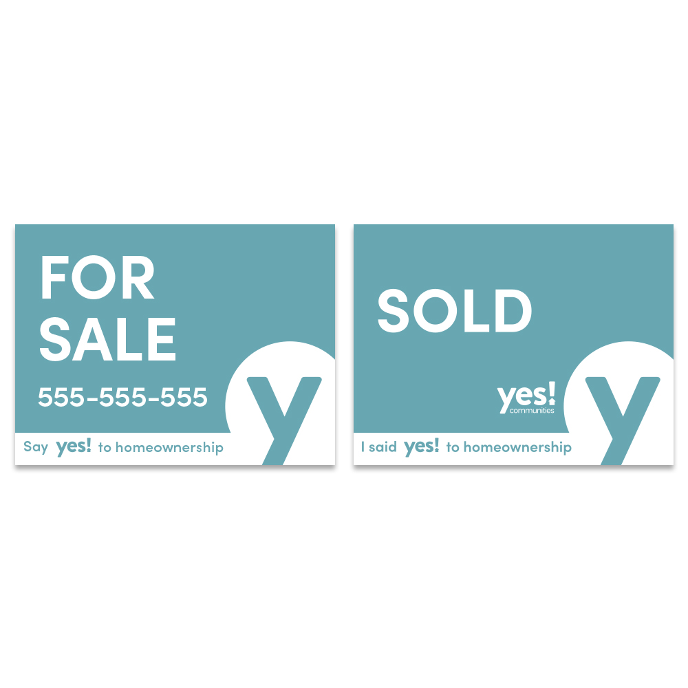 For Sale/Sold Bandit Signs - Pack of 5
