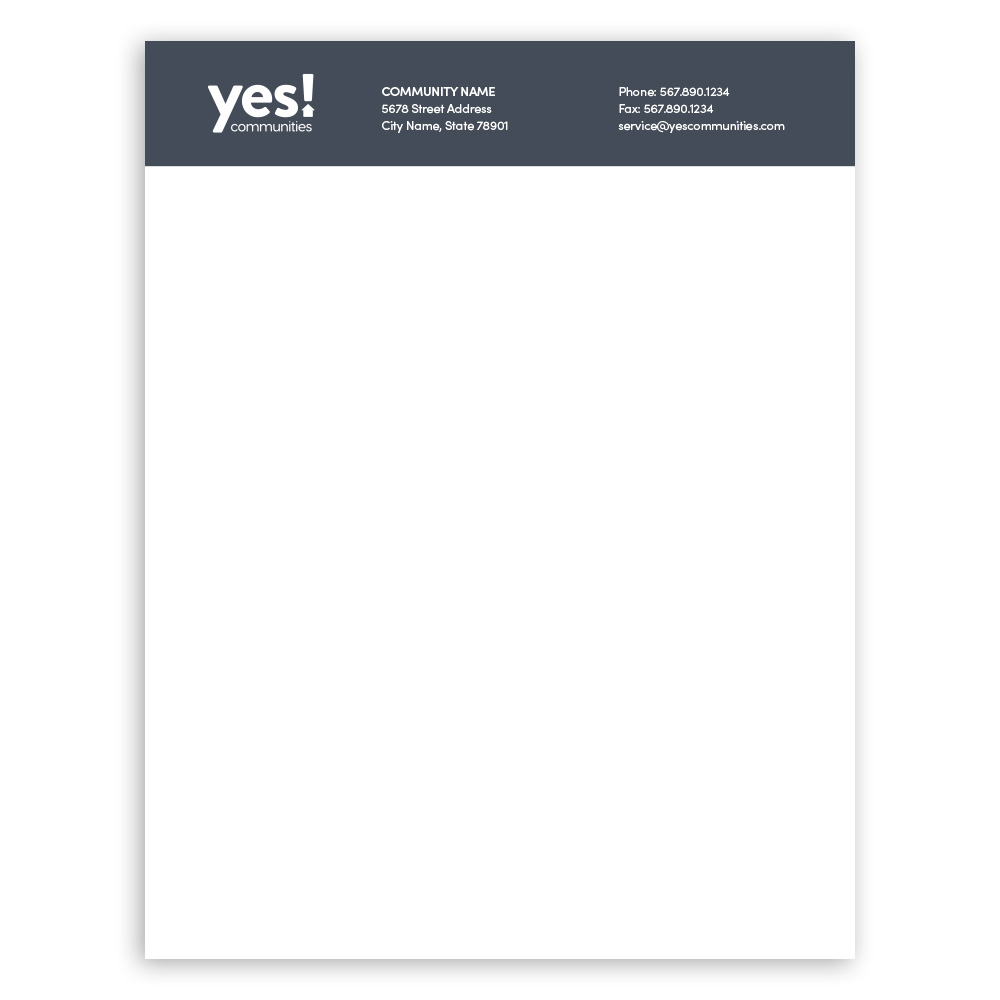 Community Letterheads (Pack of 250)