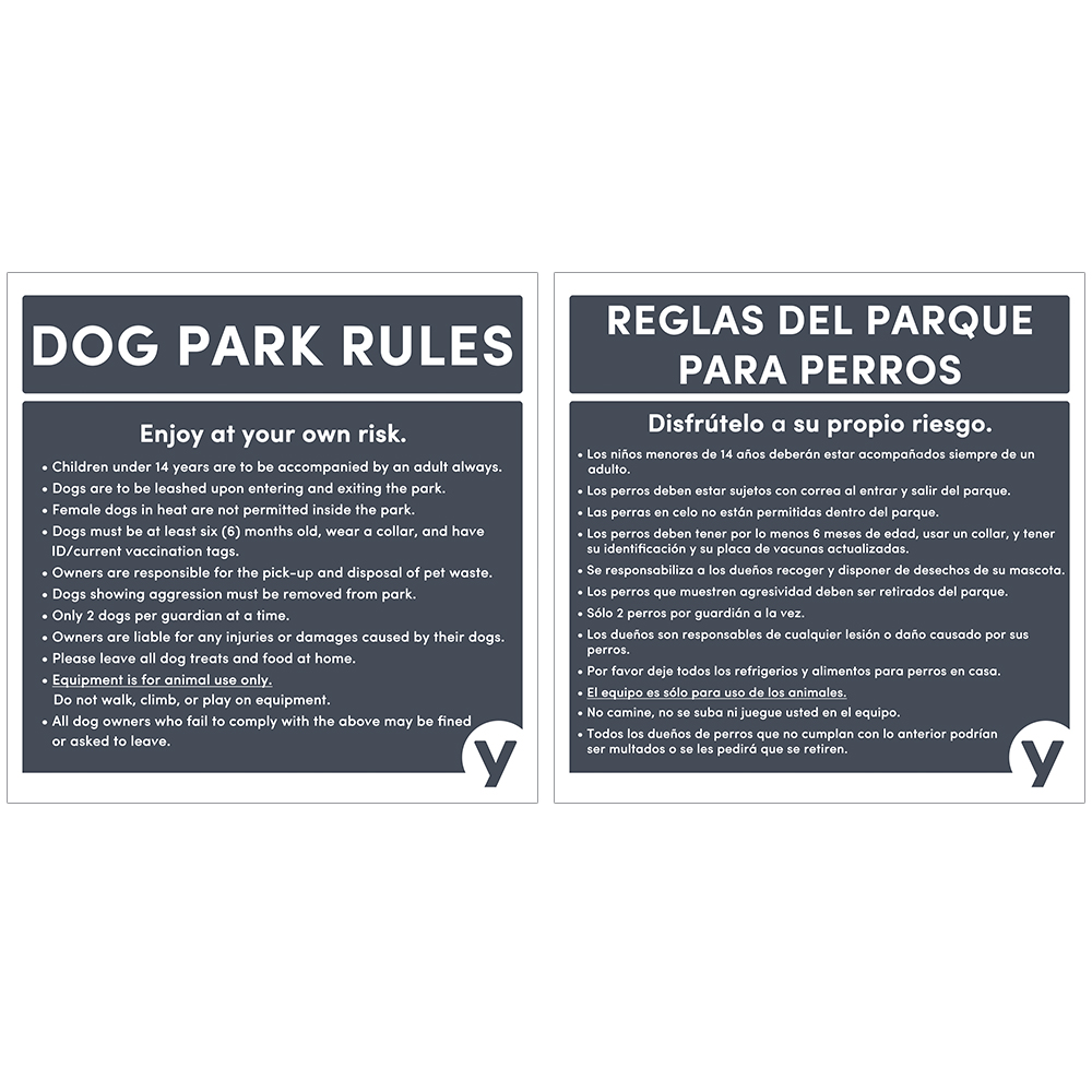 Dog Park Sign