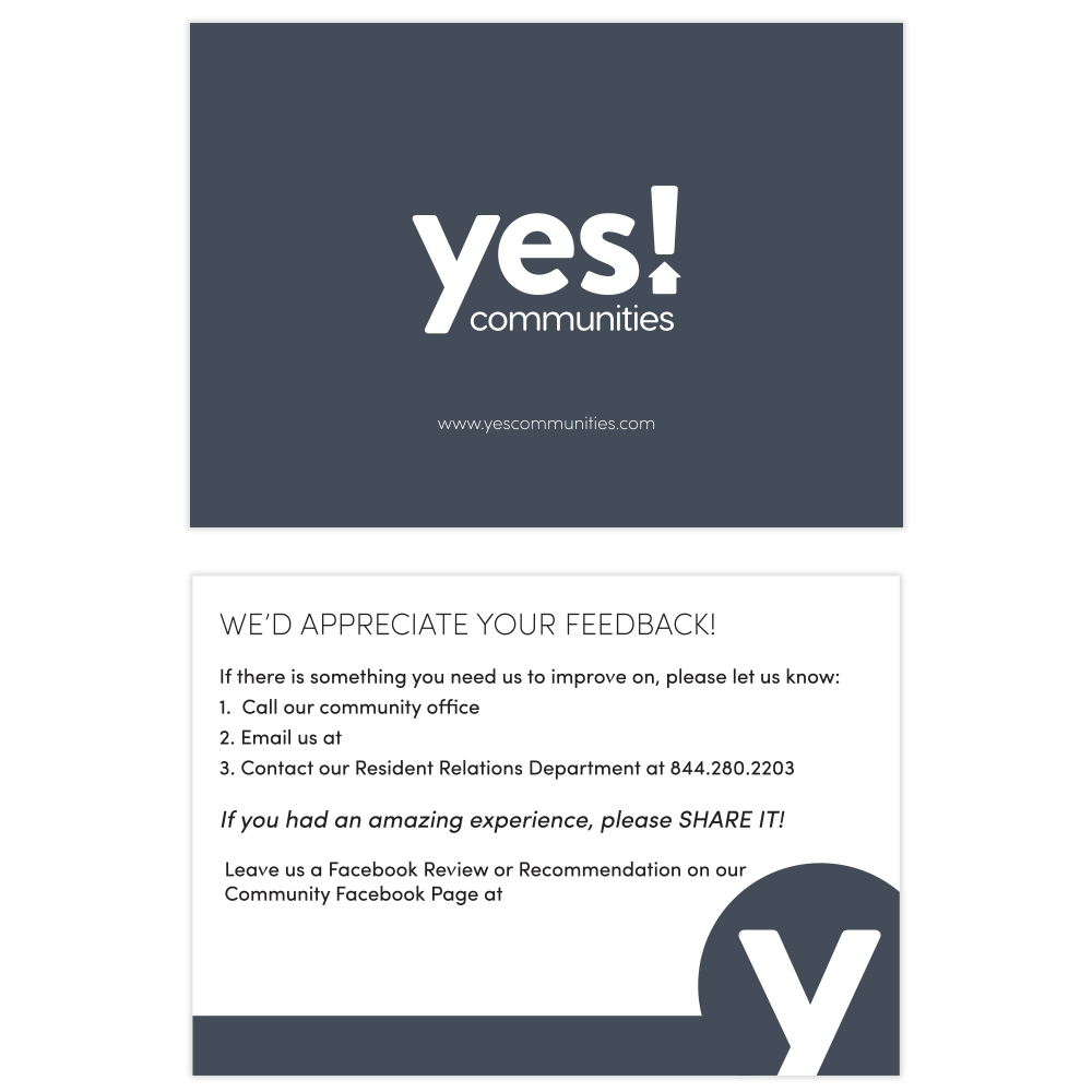 Review Us Postcard - Pack of 100