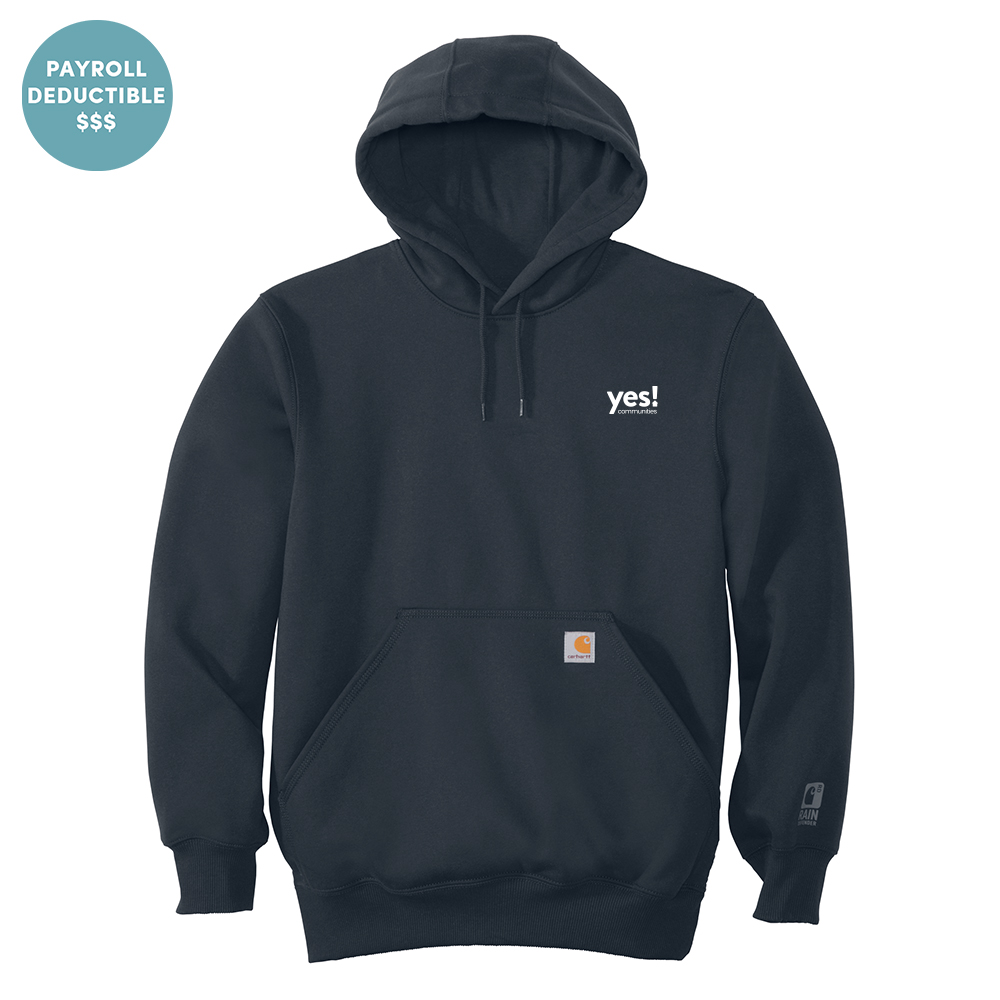 Carhartt Rain Defender Paxton Heavyweight Hooded Sweatshirt - YES! Comm. Logo