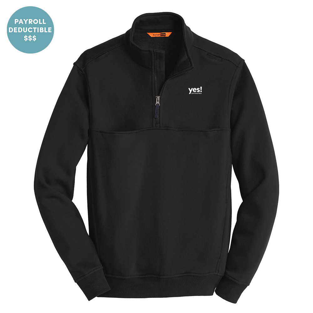 CornerStone 1/2-Zip Job Shirt - YES! Communities Logo