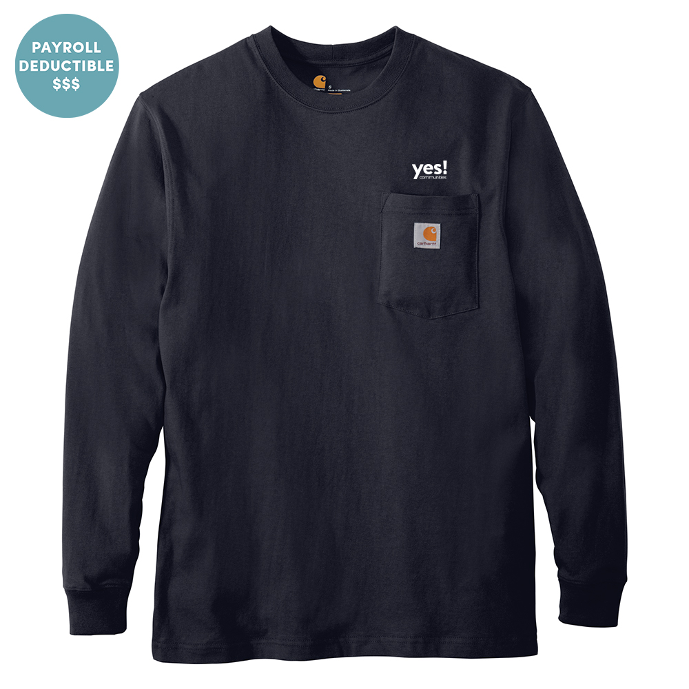 Carhartt Workwear Pocket Long Sleeve T-Shirt - YES! Communities Logo