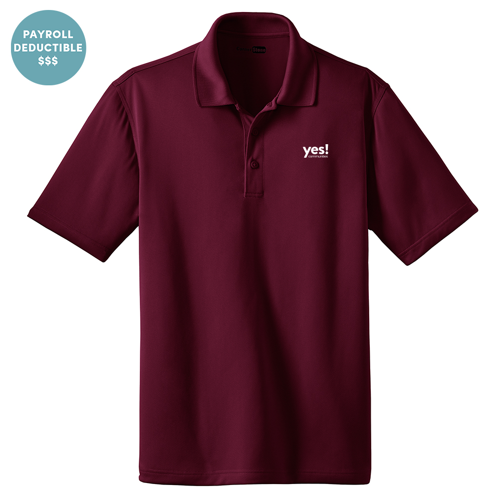 Cornerstone Select Snag-Proof Polo - YES! Communities Logo