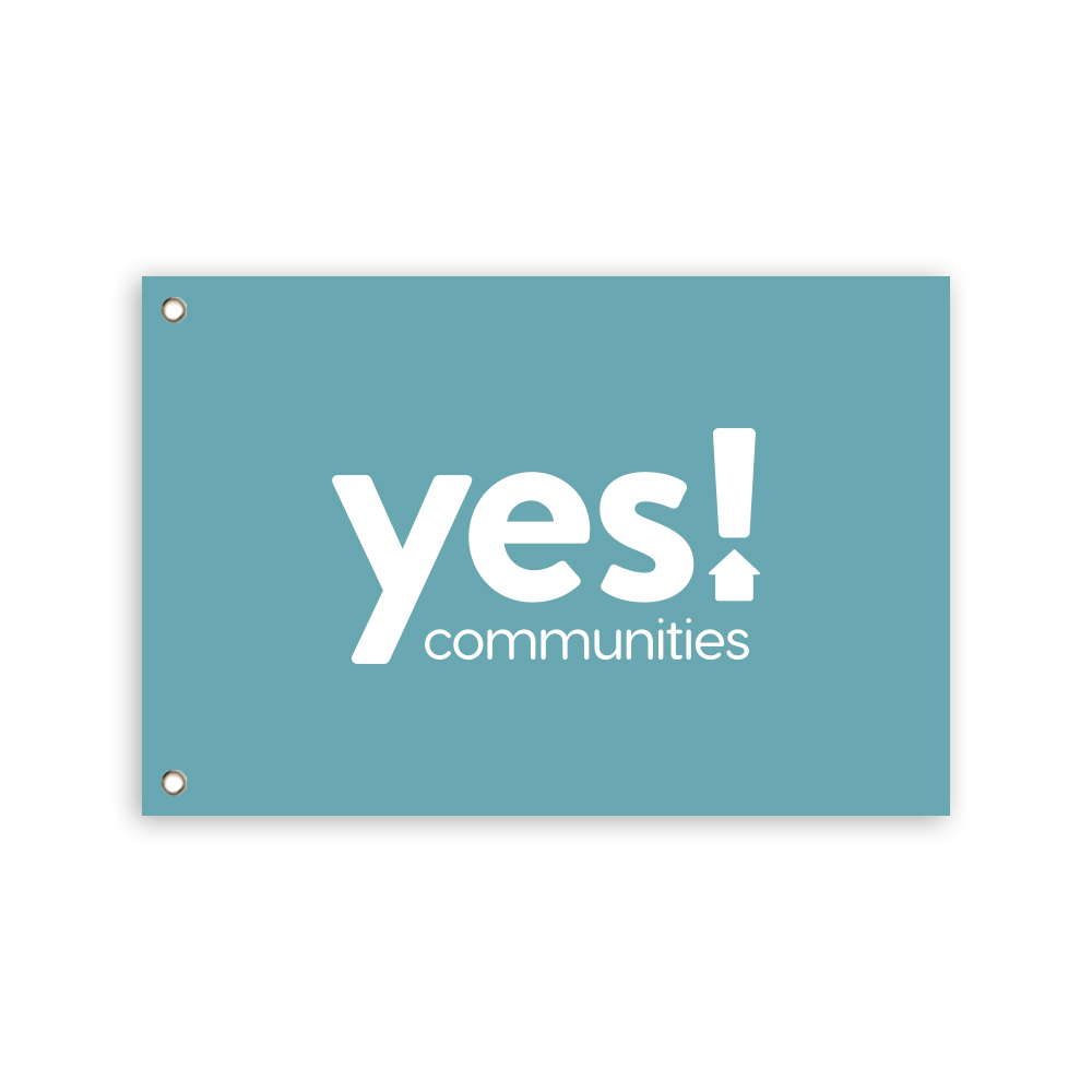 4' x 6' Double Sided YES! Communities Flag
