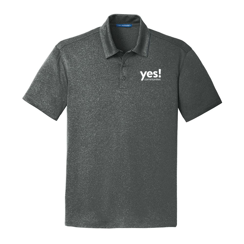 Men's Port Authority Trace Heather Polo