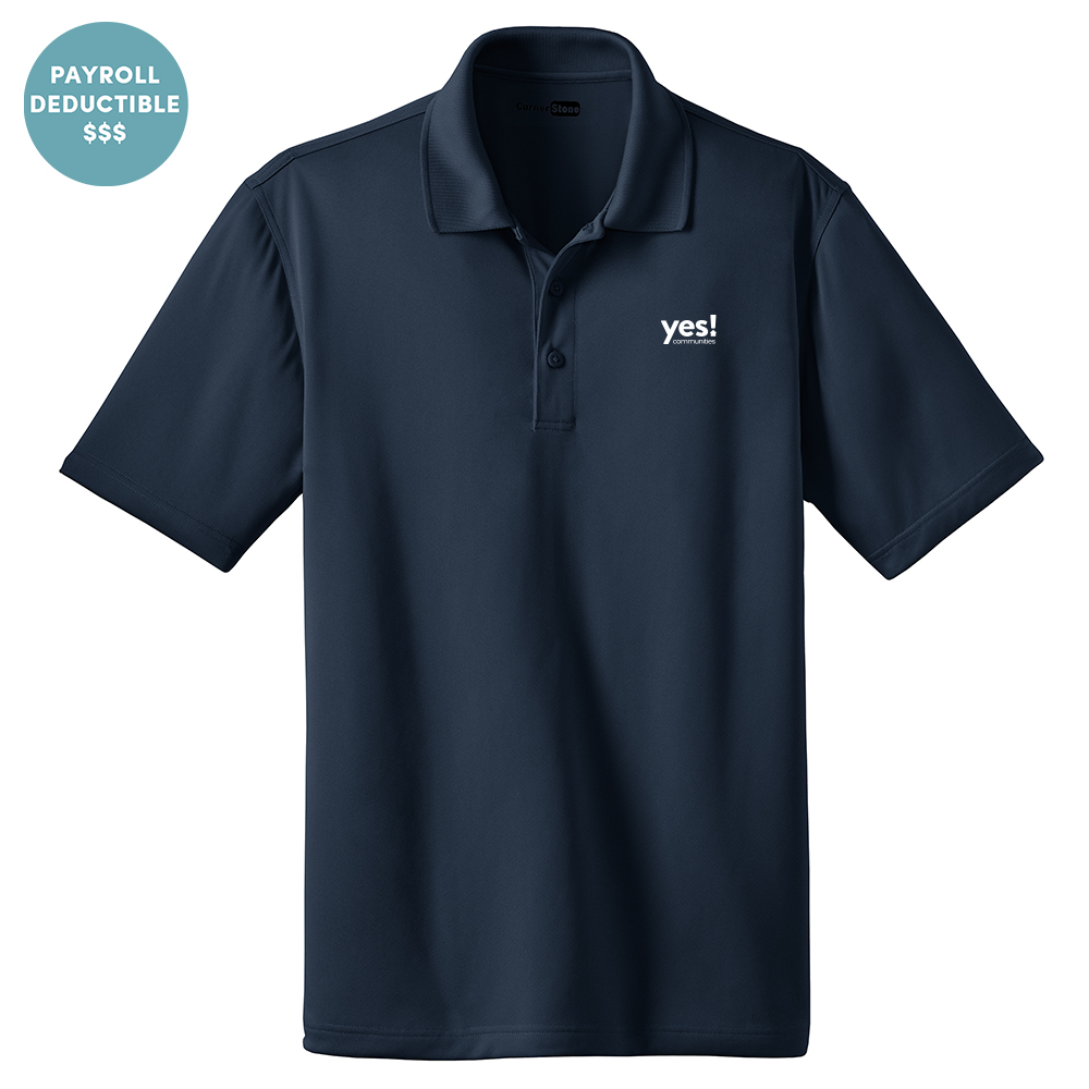 TALL Cornerstone Select Snag-Proof Polo - YES! Communities Logo