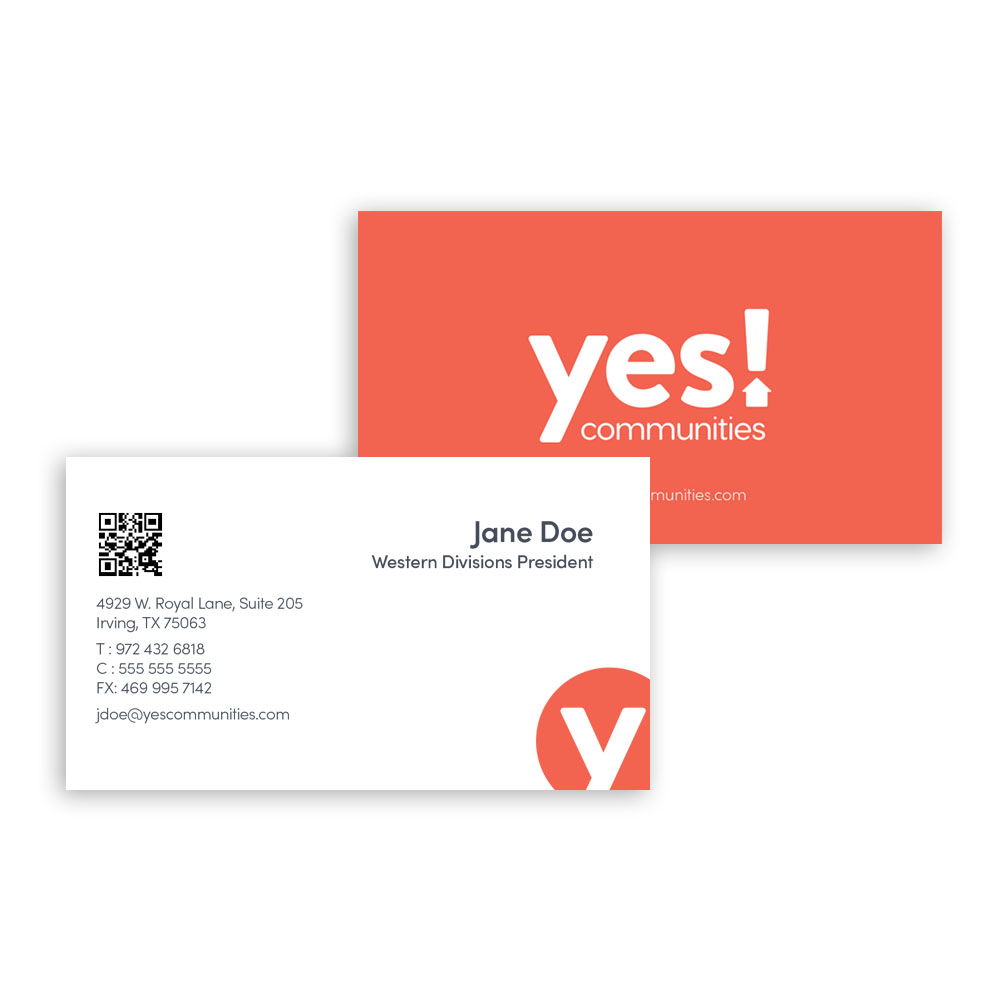 Home Office Business Cards - Yes! Artwork (Pack of 250)