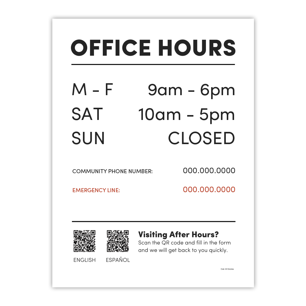 HUBSPOT Entrance Door Decal - 9"x12"