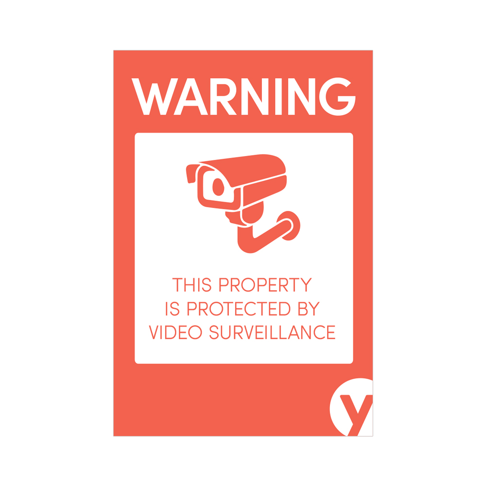 Surveillance Sign 12" x 18"