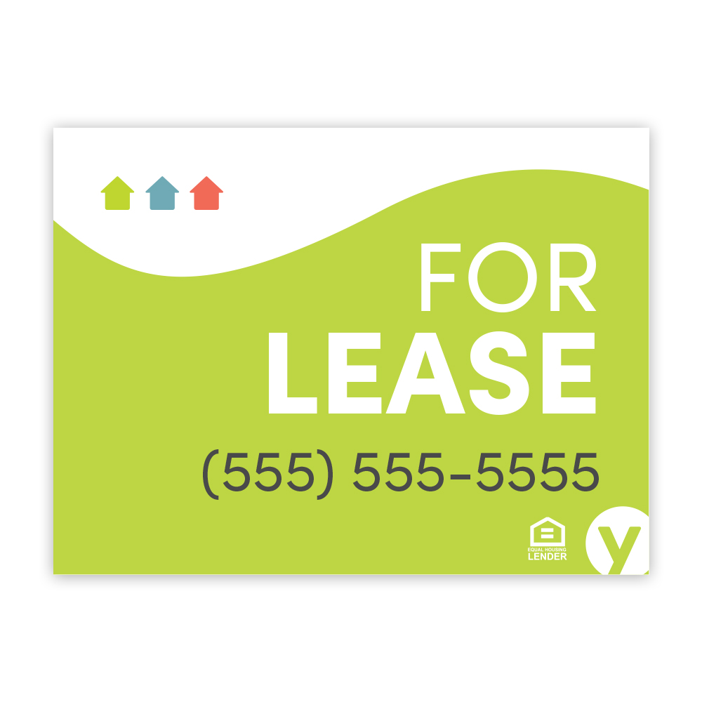 For Lease/Leased Bandit Signs - Pack of 5